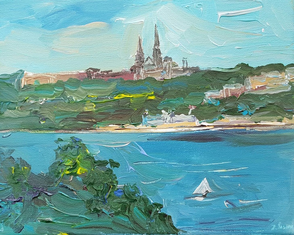 Special Commission | Original Oil and Acrylic Painting on Canvas | Custom Message | Unique Gift of Art