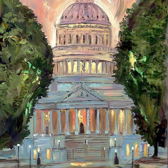 Special Commission | Original Oil and Acrylic Painting on Canvas | Custom Message | Unique Gift of Art