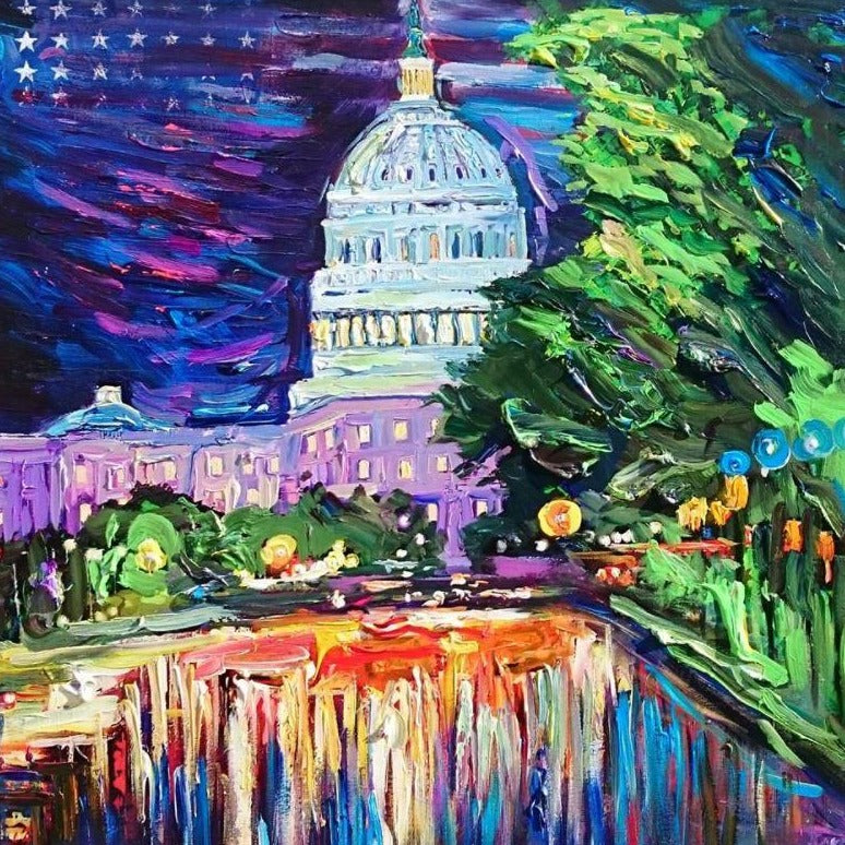 Special Commission | Original Oil and Acrylic Painting on Canvas | Custom Message | Unique Gift of Art