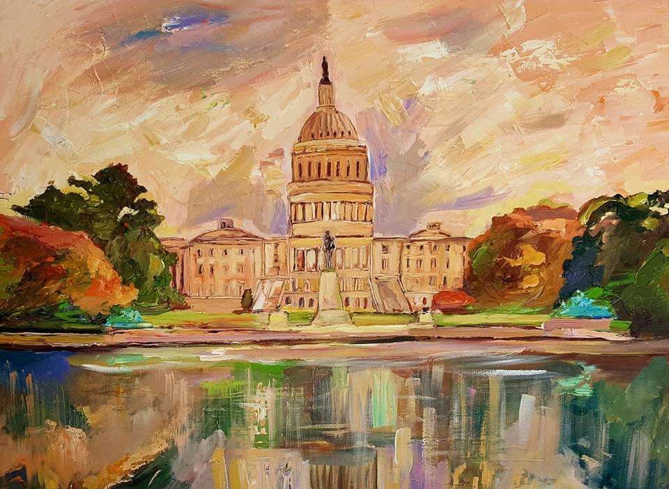 Special Commission | Original Oil and Acrylic Painting on Canvas | Custom Message | Unique Gift of Art