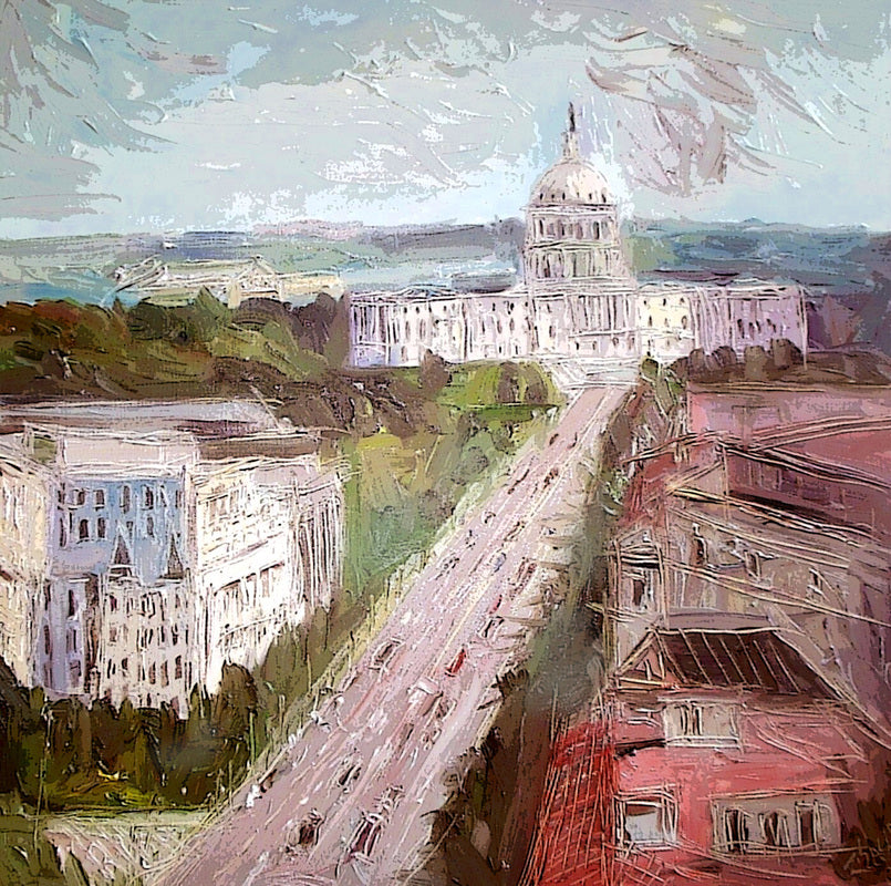 Special Commission | Original Oil and Acrylic Painting on Canvas | Custom Message | Unique Gift of Art