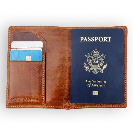 Needlepoint Collection | American Flag Needlepoint Passport Case | US Passport Holder | Navy