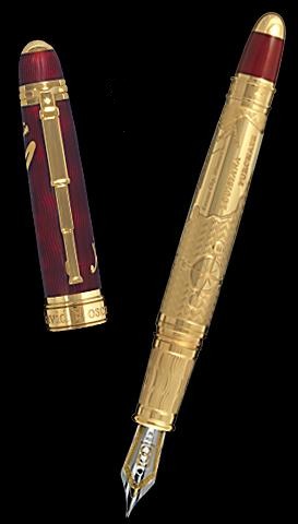 Bespoke Luxury Pens ~ Lewis and Clark Fountain Pens ~ Custom Writing Instruments ~ Hand Manufactured by David Oscarson