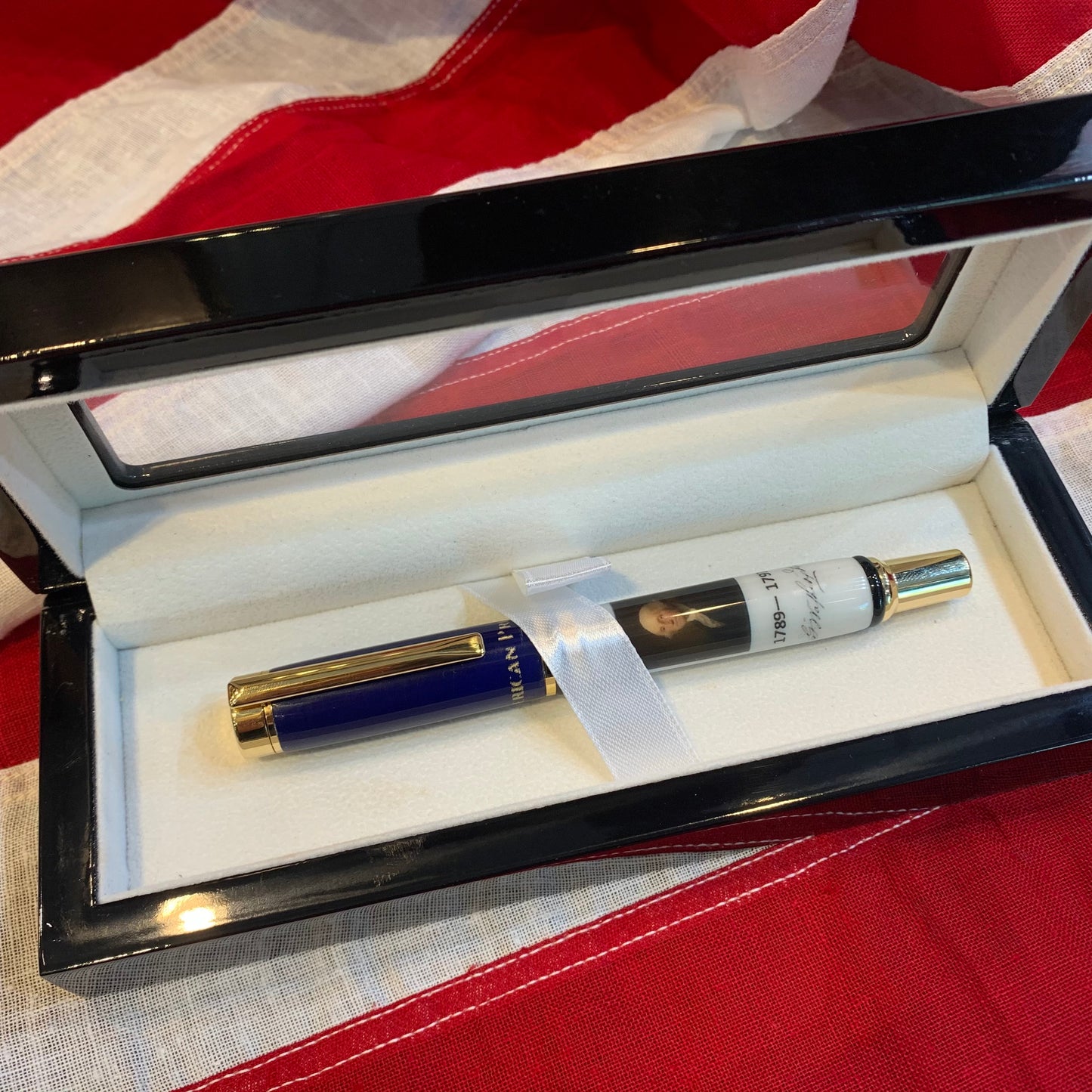 Bespoke Luxury Pens | Patriotic American Fountain Pen | THE GEORGE WASHINGTON FOUNTAIN PEN