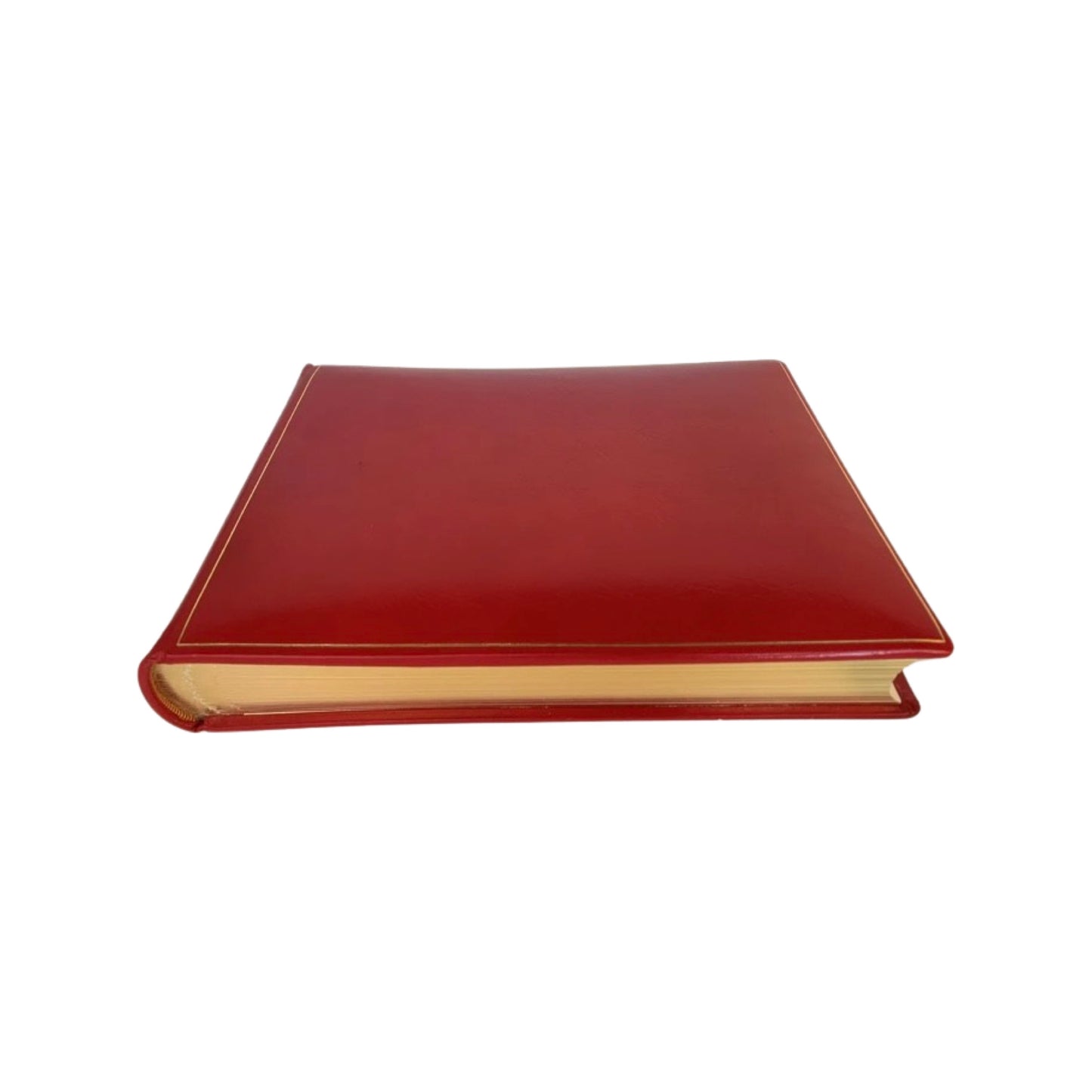 Leatherbound Photo Album | Embossed Calf Leather | Thick Pages | 10" x 12" | Horizontal | No.PA3A