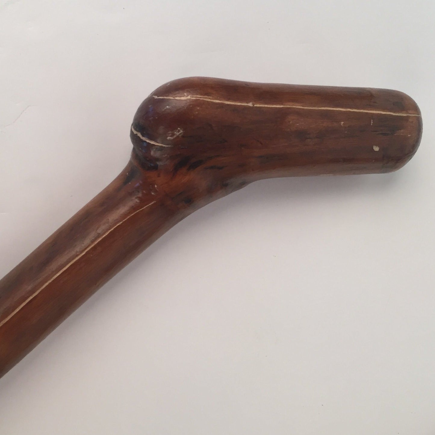 Vintage Chestnut Walking Stick-Walking Stick-Sterling-and-Burke