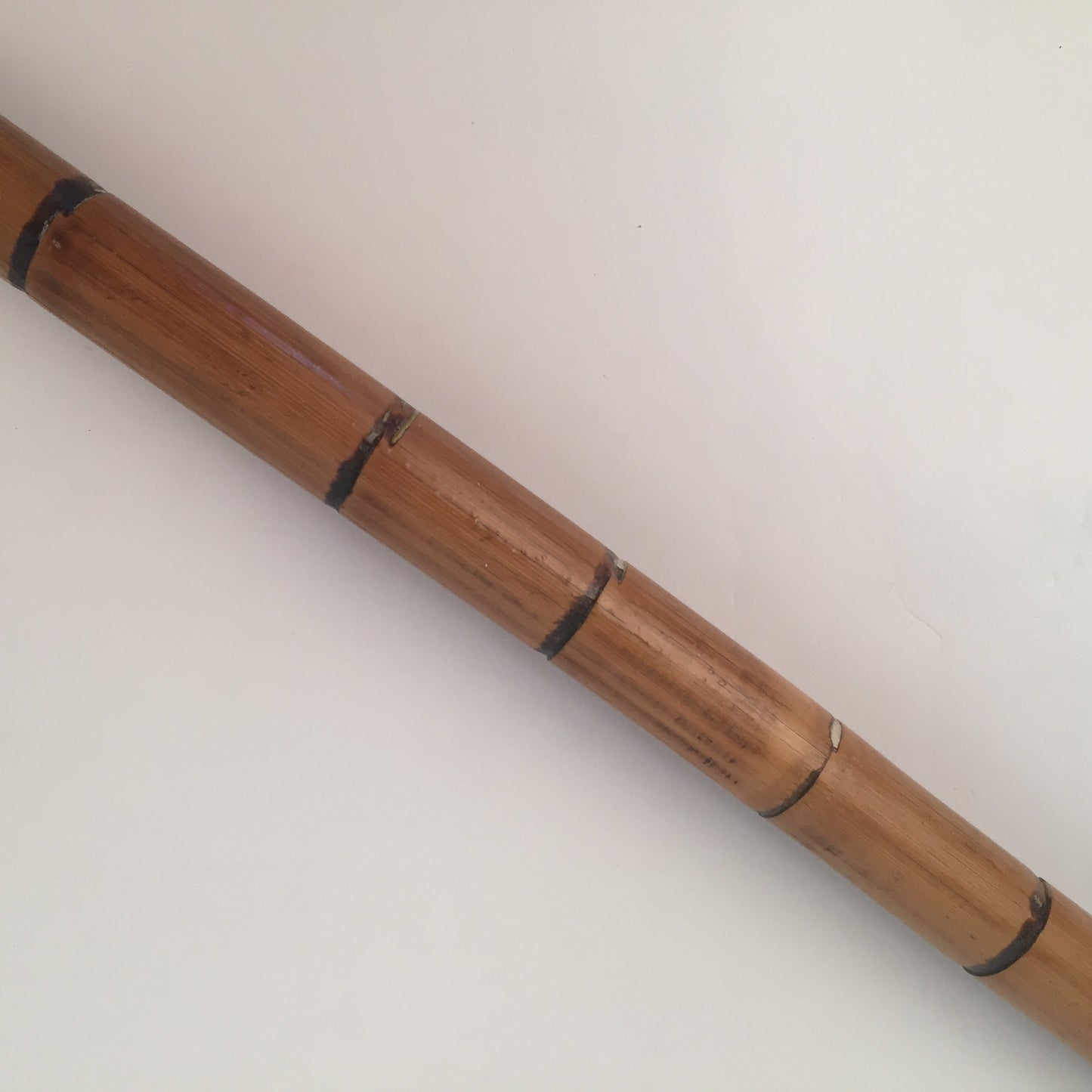 Vintage Chestnut Crook Walking Stick-Walking Stick-Sterling-and-Burke
