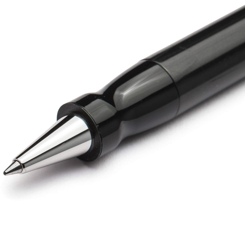 Pineider Pens | Full Metal Jacket Movie Roller Ball Pen | Ash Grey Pen with Palladium (Silver) Trim | 5.5" Length
