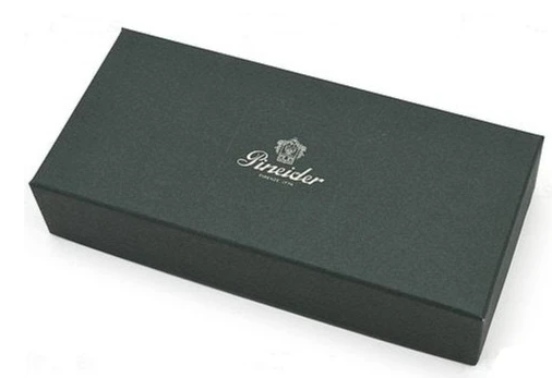 Pineider Pens | Avatar UR Fountain Pen | Forest Green Body with Palladium (Silver) Trim and a Steel Nib | 5 7/8" Length Capped