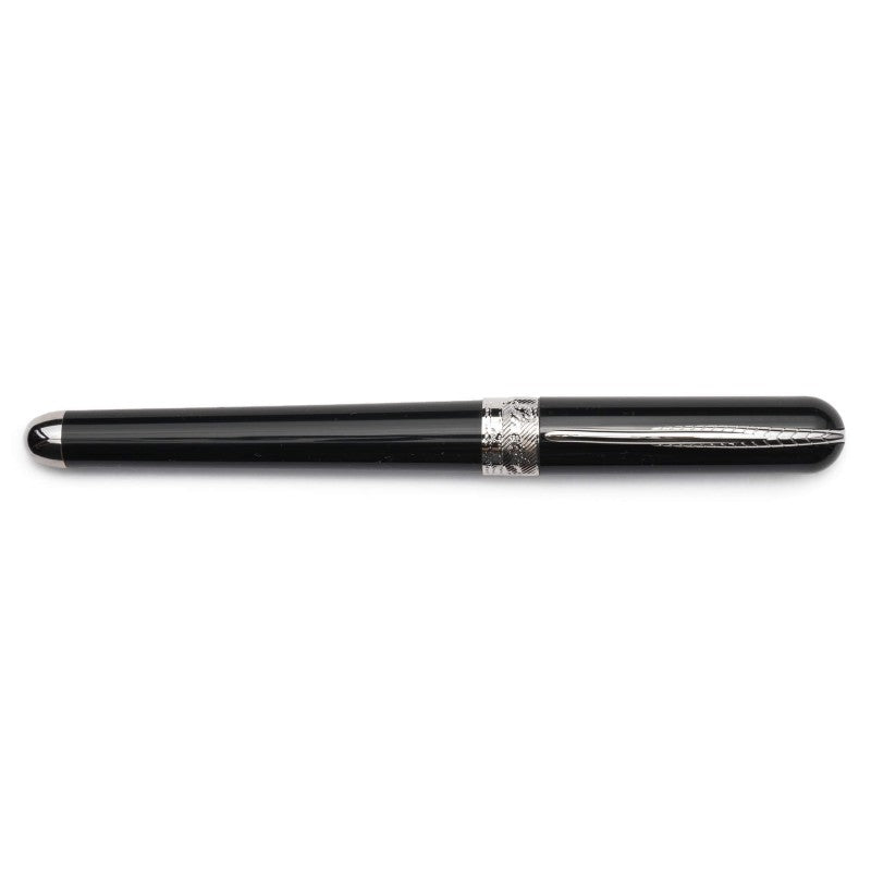 Pineider Pens | Avatar UR Fountain Pen | Raice Bronze Body with Palladium (Silver) Trim and a Steel Nib | 5 7/8" Length Capped