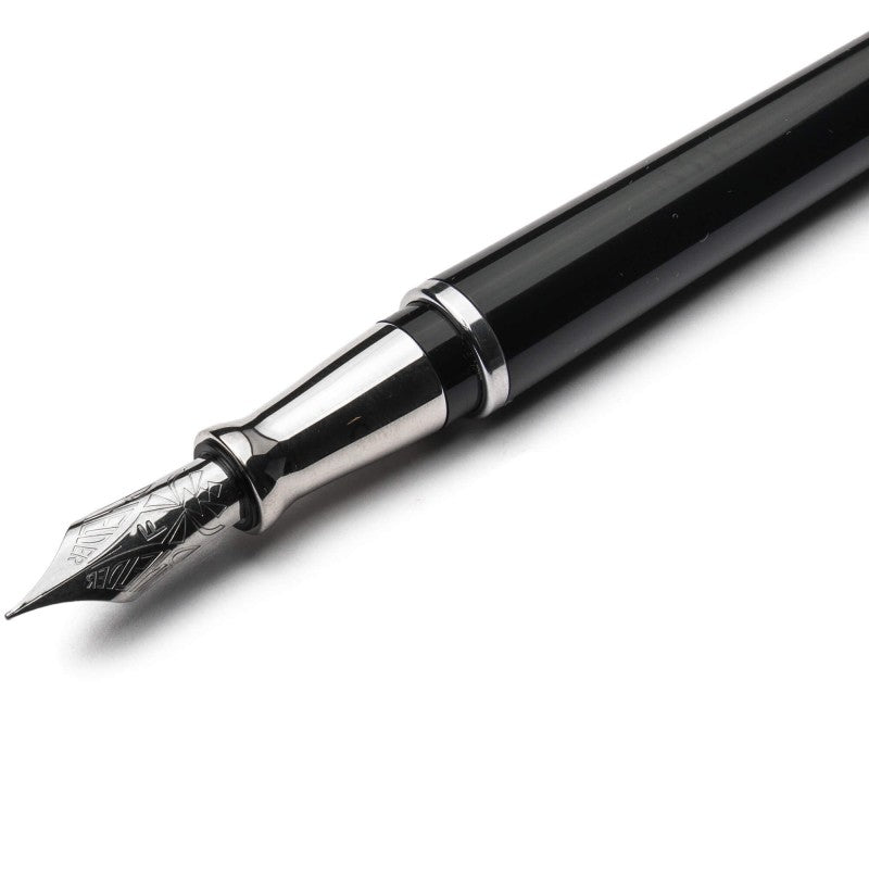 Pineider Pens | Avatar UR Fountain Pen | Raice Bronze Body with Palladium (Silver) Trim and a Steel Nib | 5 7/8" Length Capped