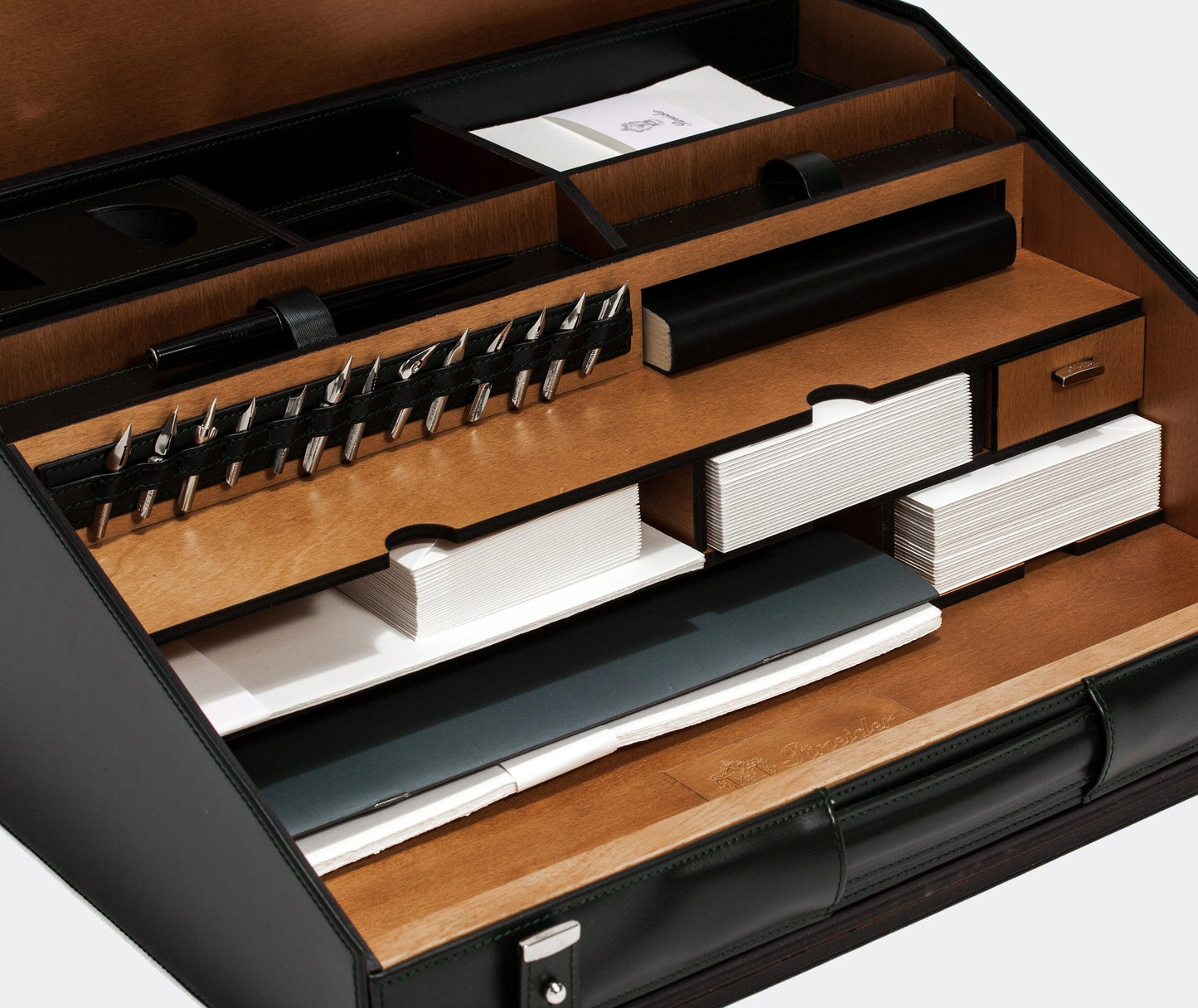 Pineider Travel Desk | Bespoke Luxury | Finest Calf Leather Travel Desk | Made in Italy