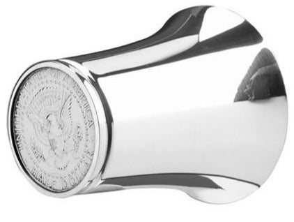 Potomac Boat Club | Fifty Cent Coin Jigger | Pewter | Made in USA | Studio Burke Ltd