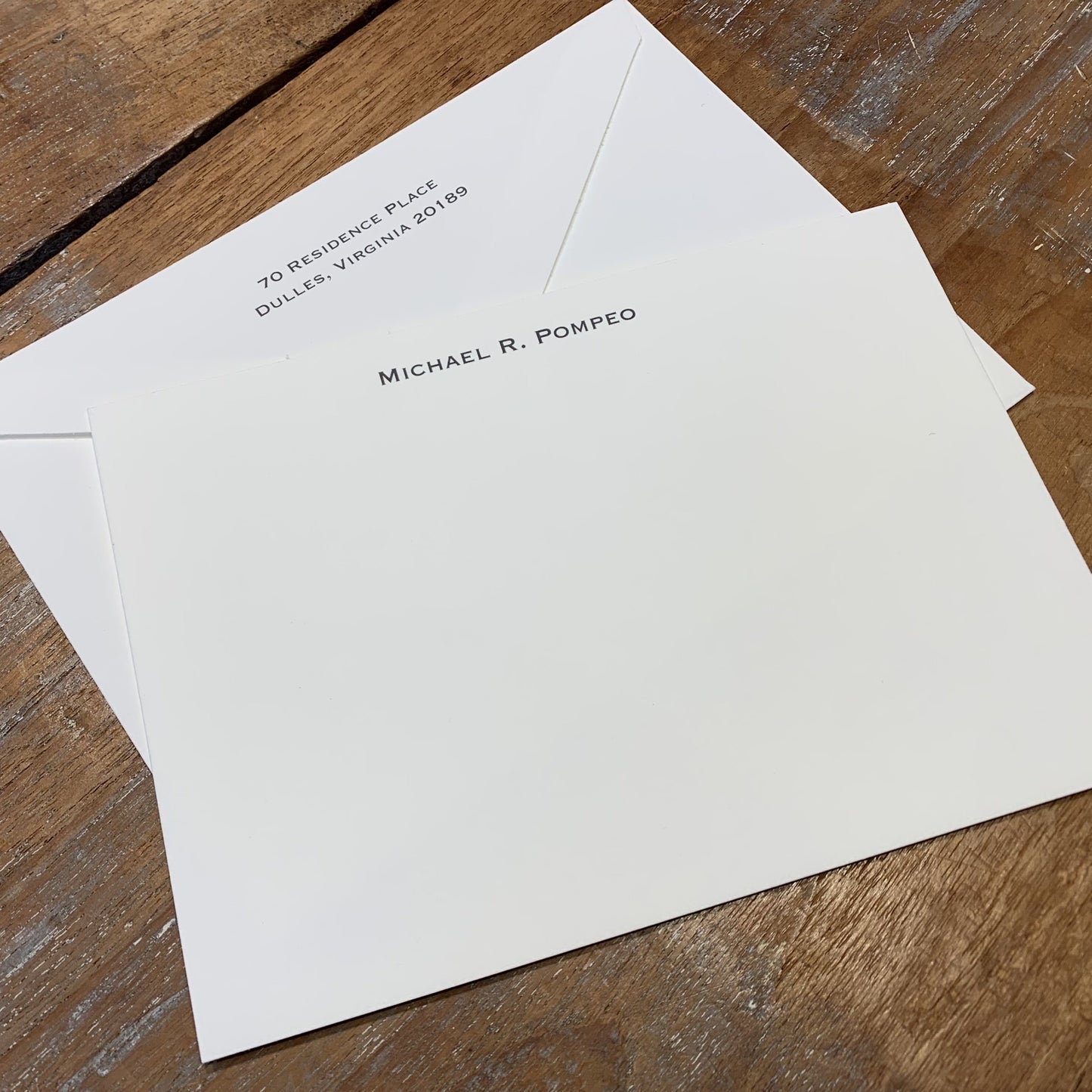 Gilbert Bespoke Stationery | Extra Large Correspondence Cards with Envelopes | Printing on Correspondence Cards and Blank Envelope Flap | Off Set Printing