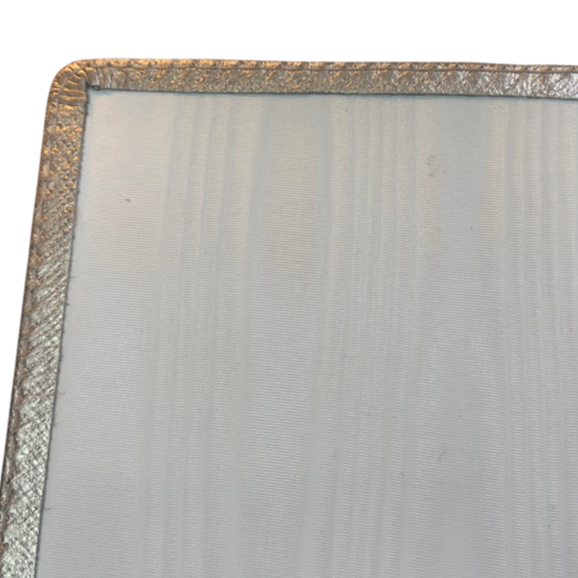 Refillable Notebook | 8 by 6 inch | Crossgrain Leather | Silk Lining | Made in England