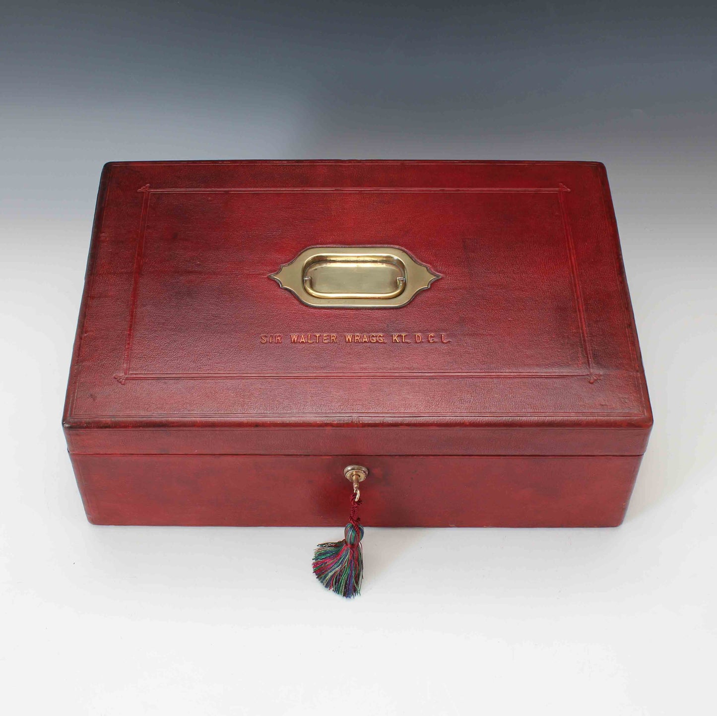 Despatch Red Leather Box | Custom British Dispatch Box | Bespoke Production | Made in England