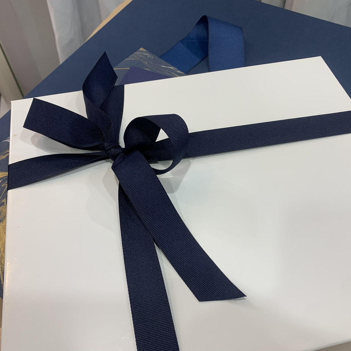 Bespoke Stationery | Kevin Cirilli | Ring Binder with Marble End Paper & Archival Presentation Box
