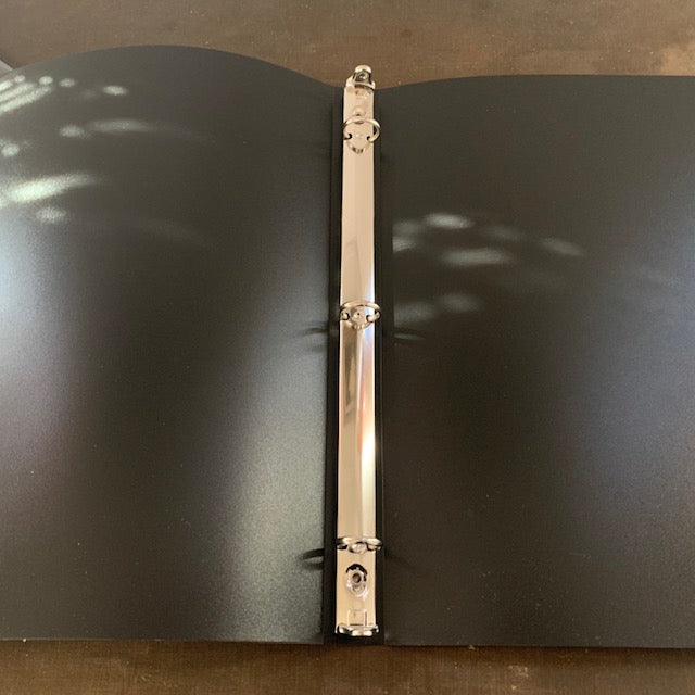 Ring Binder | 1/2 inch Rings | Custom Ring Binder with Small Rings | Letter Size | 8 1/2 by 11 | Charing Cross Ltd