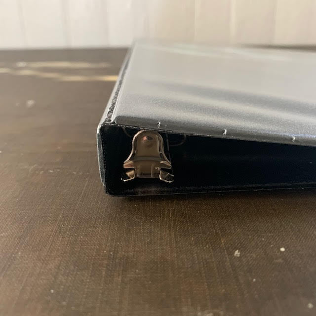 Ring Binder | 1/2 inch Rings | Custom Ring Binder with Small Rings | Letter Size | 8 1/2 by 11 | Charing Cross Ltd