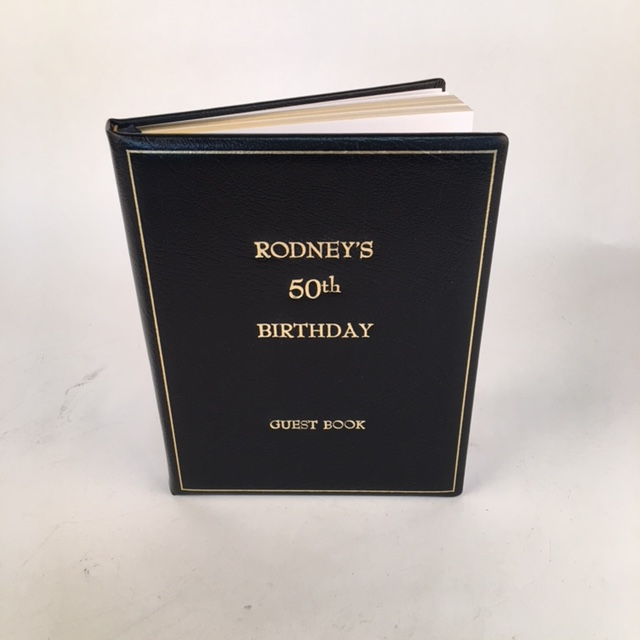 Personalized Guest Book / Notebook / Memory Book | Superior Quality | Classic Luxury | 9 by 7 Inches | Blank Pages | Charing Cross-Notebooks-Sterling-and-Burke
