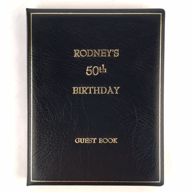 Personalized Guest Book / Notebook / Memory Book | Superior Quality | Classic Luxury | 9 by 7 Inches | Blank Pages | Charing Cross-Notebooks-Sterling-and-Burke