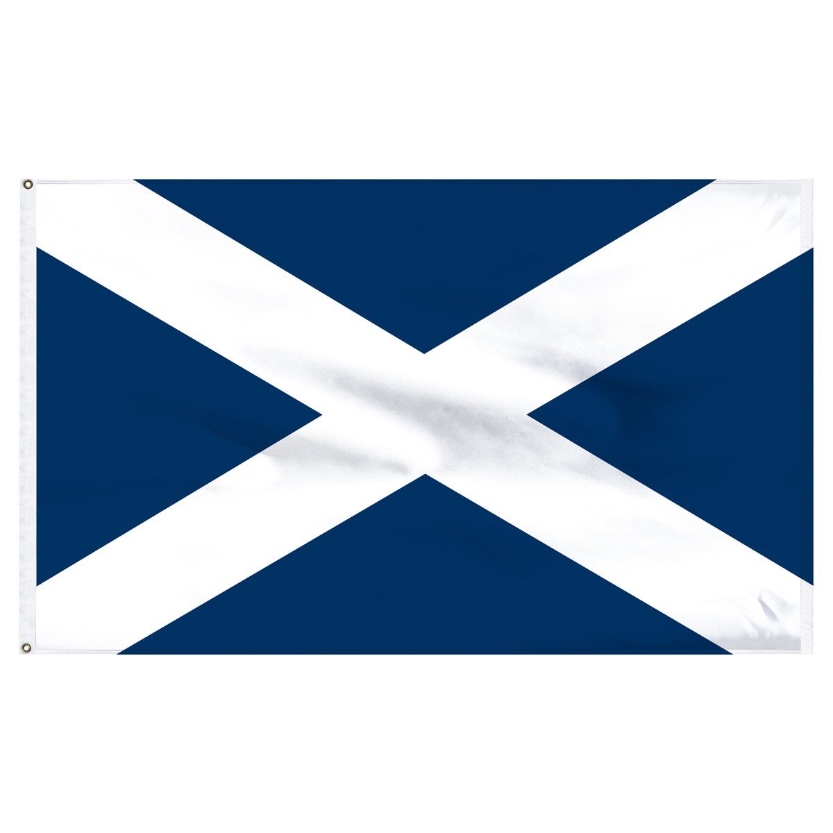 3x5FT Scotland Cross Flag - Saint Andrew's Saltire Banner - 100% Polyester