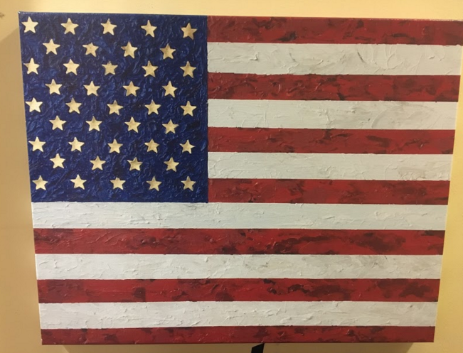 Art | Freedom Navy | Giclee on Canvas by Sue Israel-Giclee Print-Sterling-and-Burke