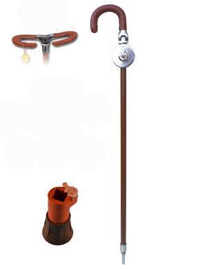 Super Crook Ultimate | Seat Stick | Shooting Stick | Fixed Height With Detachable Ground Plate with Spike and Rubber Ferrule Adapter | Made in England-Seat Stick-Sterling-and-Burke