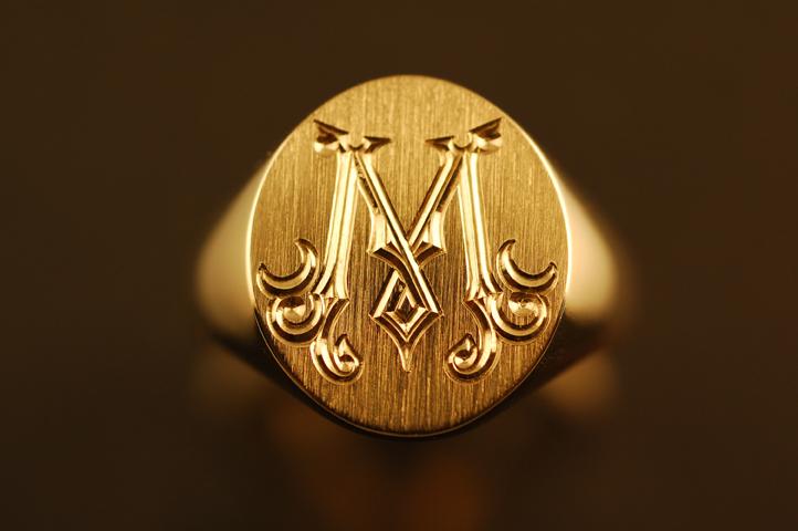 Signet Rings | Custom Family Crest Ring | Antique Production | Premium Quality | Hand Engraving | Sterling and Burke | Washington DC-Signet Ring-Sterling-and-Burke