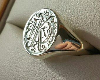 Signet Rings | Custom Family Crest Ring | Antique Production | Premium Quality | Hand Engraving | Sterling and Burke | Washington DC-Signet Ring-Sterling-and-Burke