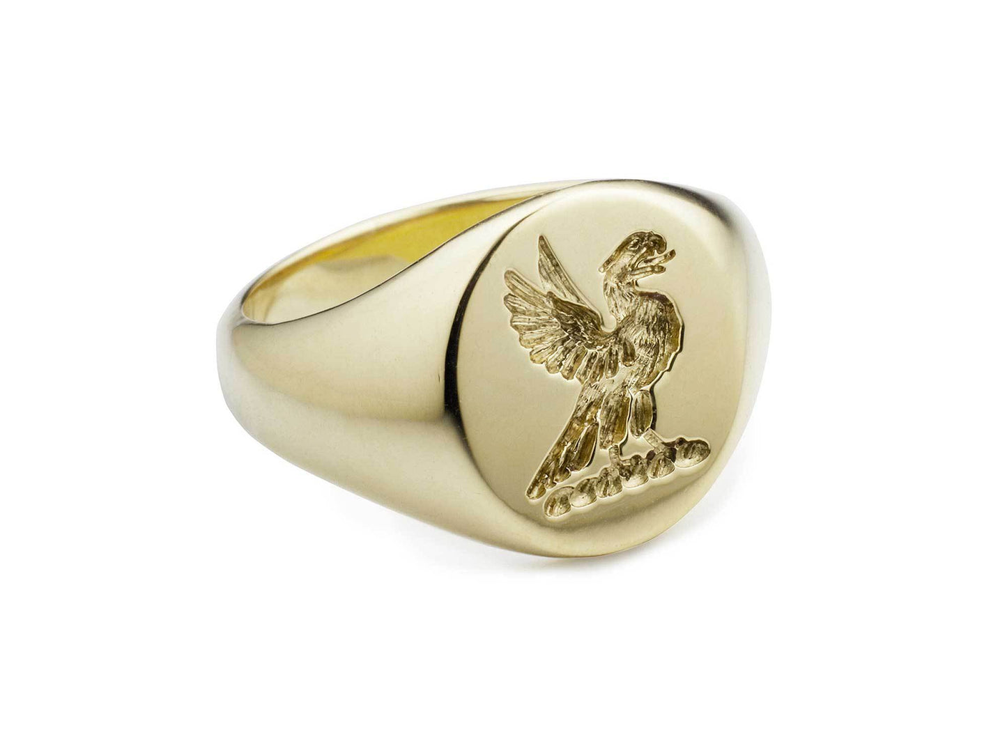 Signet Rings | Custom Family Crest Ring | Antique Production | Premium Quality | Hand Engraving | Sterling and Burke | Washington DC-Signet Ring-Sterling-and-Burke