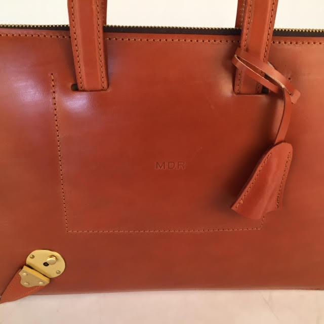 Zip Around Document Case, BESPOKE | Zipper Under Arm Briefcase | Retractable Handles | English Bridle Leather | Sterling and Burke-Document Case-Sterling-and-Burke