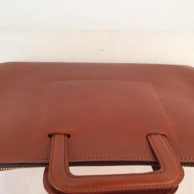 Zip Around Document Case, BESPOKE | Zipper Under Arm Briefcase | Retractable Handles | English Bridle Leather | Sterling and Burke-Document Case-Sterling-and-Burke