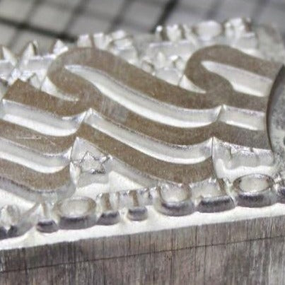 "" Production of Magnesium Die $150 | Company Logo and Crest | Stamping on Leather-Sterling-and-Burke