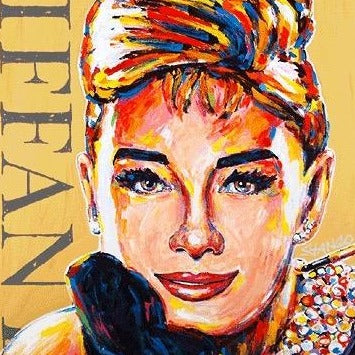 Painting by John Stango | American Icon Audrey I | USA Patriotic Artist | Washington, DC |