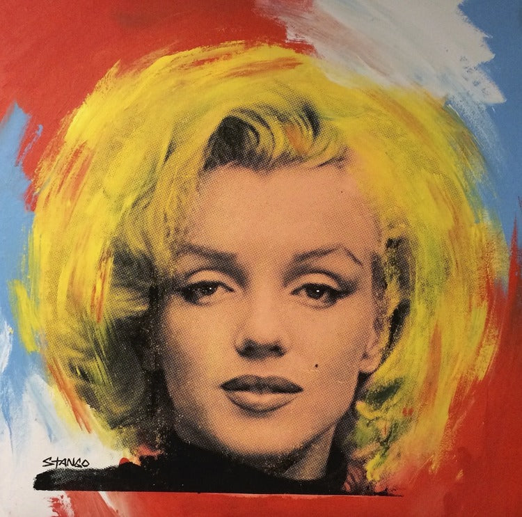 Painting by John Stango | American Icon Marilyn Monroe | USA Patriotic Artist | Washington, DC |