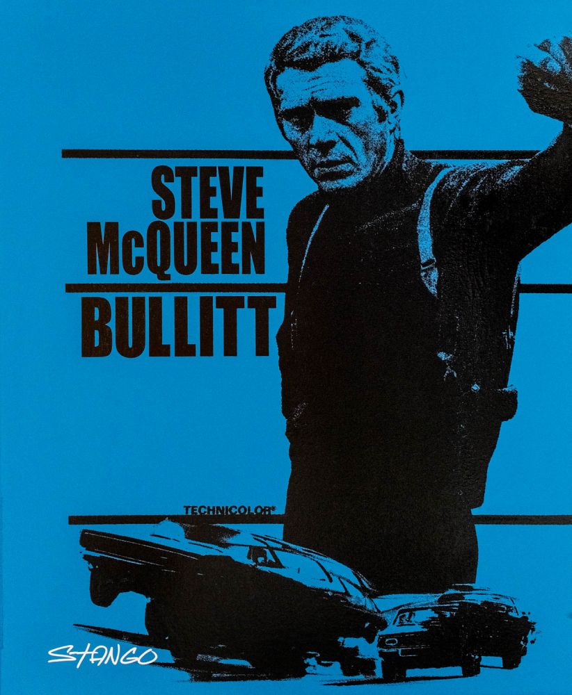 Stango Gallery: McQueen | Blue Steve McQueen | Pop Art | Gallery at Studio Burke, Washington, DC