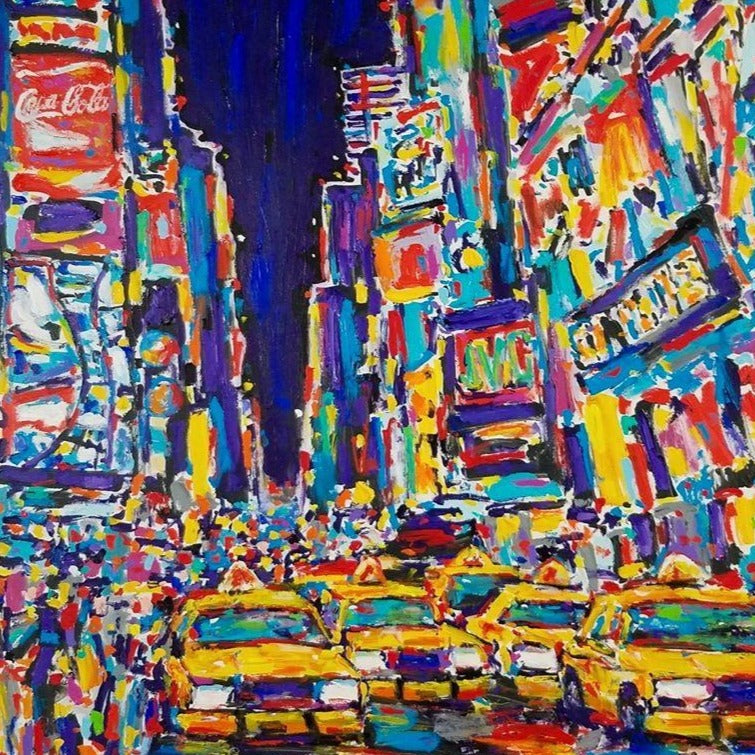 Stango Gallery: The City at Night | Times Square - Your Name in Lights | Gallery at Studio Burke, Washington, DC