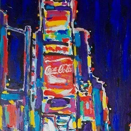 Stango Gallery: The City at Night | Times Square - Your Name in Lights | Gallery at Studio Burke, Washington, DC