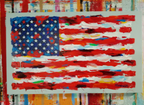 John Stango | American Flag II I Painting | USA Patriotic Artist