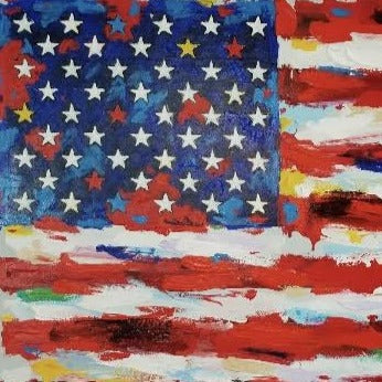 John Stango | American Flag II I Painting | USA Patriotic Artist