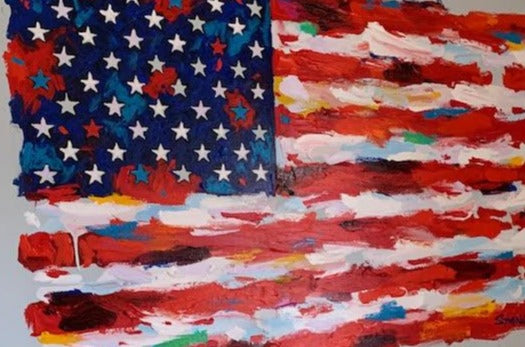 John Stango | American Flag I I Painting | USA Patriotic Artist