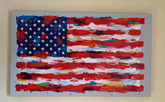 John Stango | American Flag II I Painting | USA Patriotic Artist