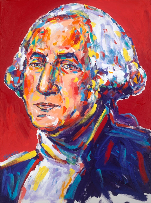 Stango Patriotic Gallery | The American President: George Washington | Red George Washington | Gallery at Studio Burke, Washington, DC