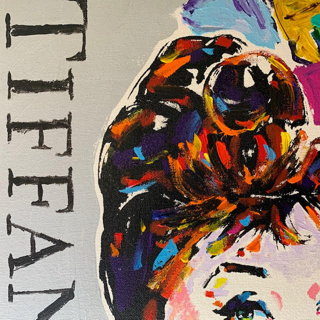 Painting by John Stango | American Icon Audrey II | USA Patriotic Artist | Washington, DC |