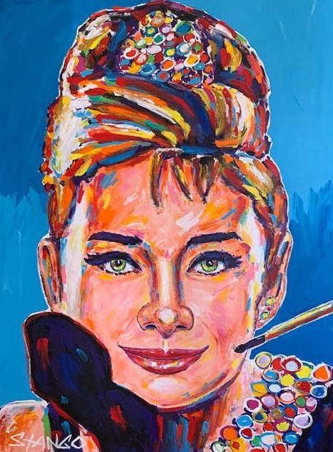 Painting by John Stango | American Icon Audrey III | USA Patriotic Artist | Washington, DC |