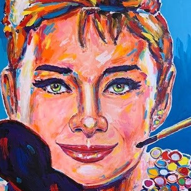 Painting by John Stango | American Icon Audrey III | USA Patriotic Artist | Washington, DC |