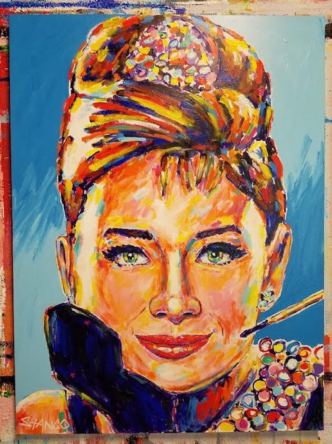 Painting by John Stango | American Icon Audrey III | USA Patriotic Artist | Washington, DC |