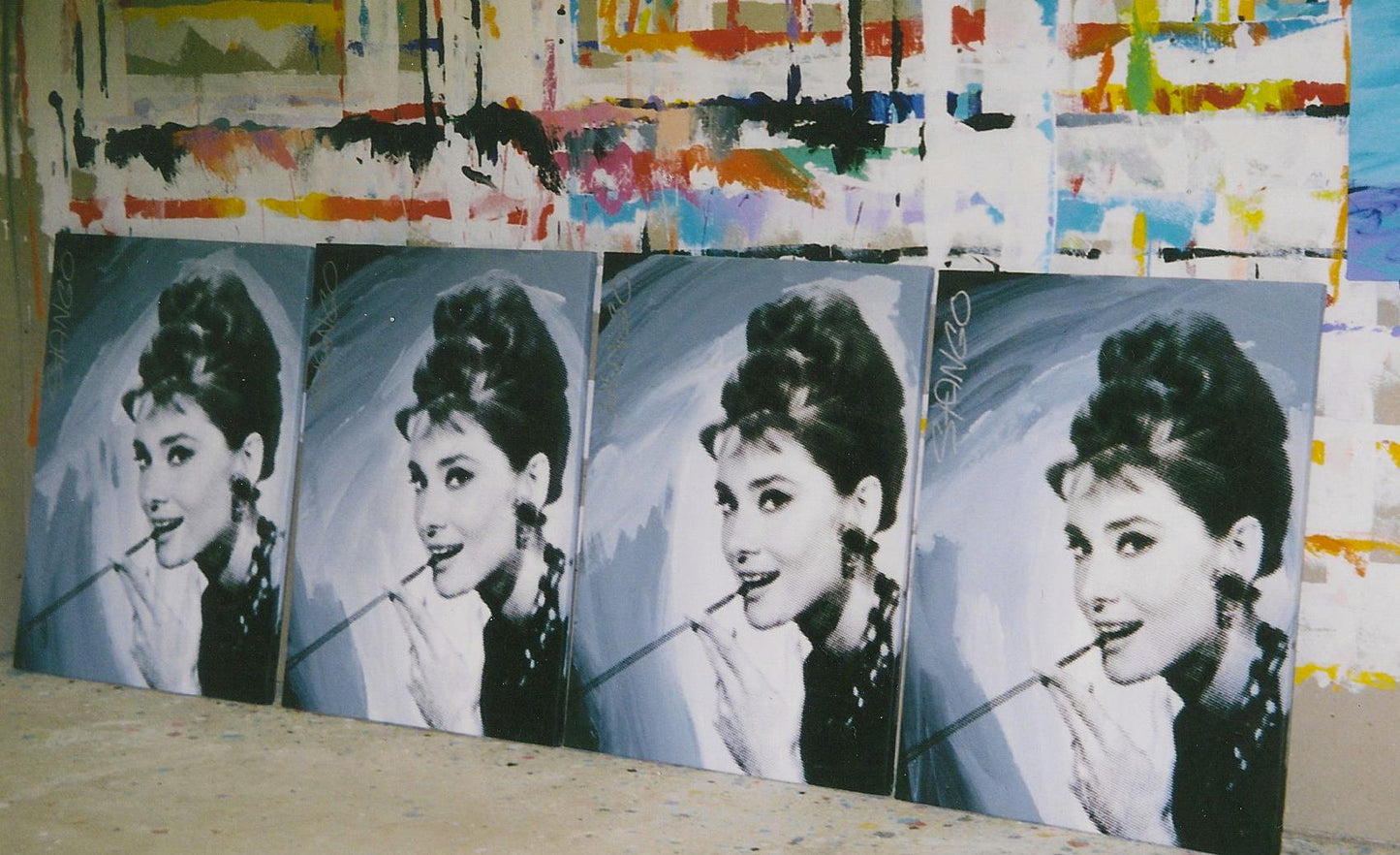Stango Gallery: An American Icon: Audrey Hepburn | Light Blue Audrey Hepburn | Gallery at Studio Burke, Washington, DC