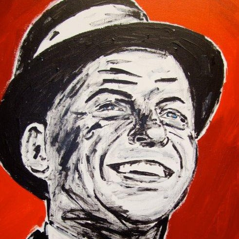 Stango Gallery: Iconic Frank | Frank Sinatra with Hat Pop Art | Gallery at Studio Burke, Washington, DC